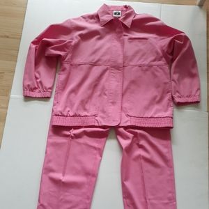 White Stag 80s Pink leisure Suit Vintage Size 12
